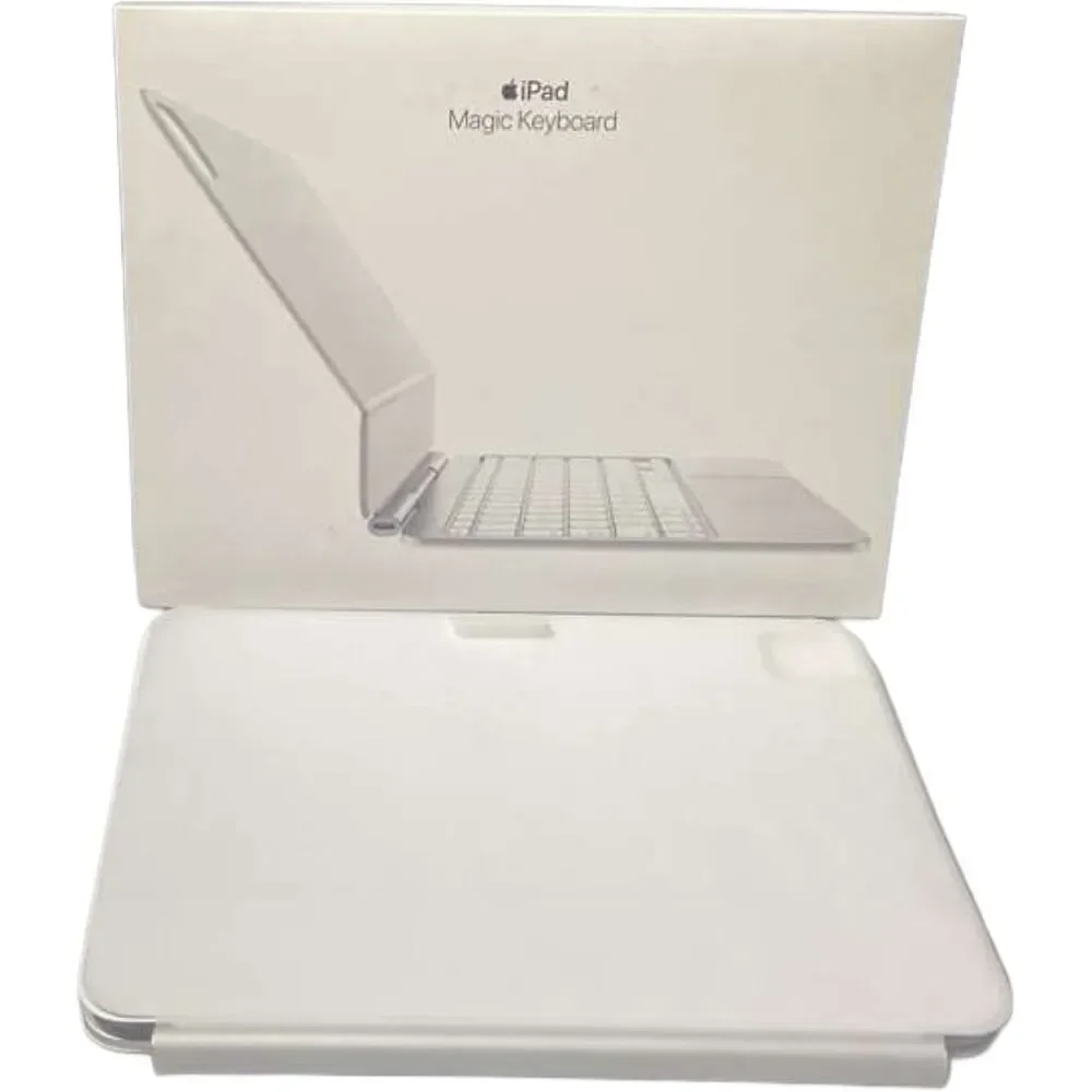 Apple Magic Keyboard iPad Pro 11-inch M4 M5 White/Silver A2975 MWR03LL/A Openbox